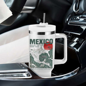 Gulf of Mexico Estd 1550 Tumbler With Handle Golfo De Mexico Historic Map Retro Graphic TS02 Print Your Wear