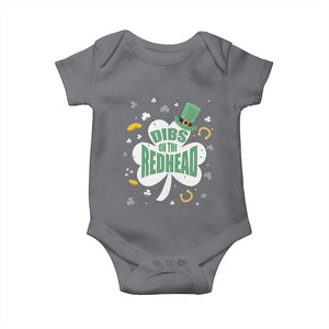 Funny Irish St Patricks Day Baby Onesie Prone To Shenanigans TS02 Charcoal Print Your Wear