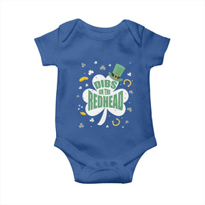 Funny Irish St Patricks Day Baby Onesie Prone To Shenanigans TS02 Royal Blue Print Your Wear