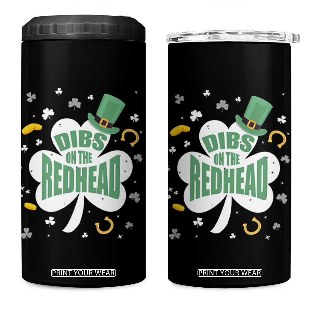 Funny Irish St Patricks Day 4 in 1 Can Cooler Tumbler Prone To Shenanigans TS02 One Size: 16 oz Black Print Your Wear