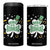 Funny Irish St Patricks Day 4 in 1 Can Cooler Tumbler Prone To Shenanigans TS02 One Size: 16 oz Black Print Your Wear