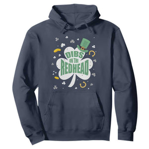 Funny Irish St Patricks Day Hoodie Prone To Shenanigans TS02 Navy Print Your Wear