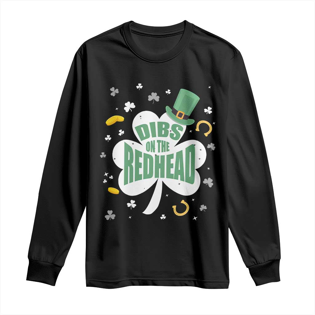 Funny Irish St Patricks Day Long Sleeve Shirt Prone To Shenanigans TS02 Black Print Your Wear