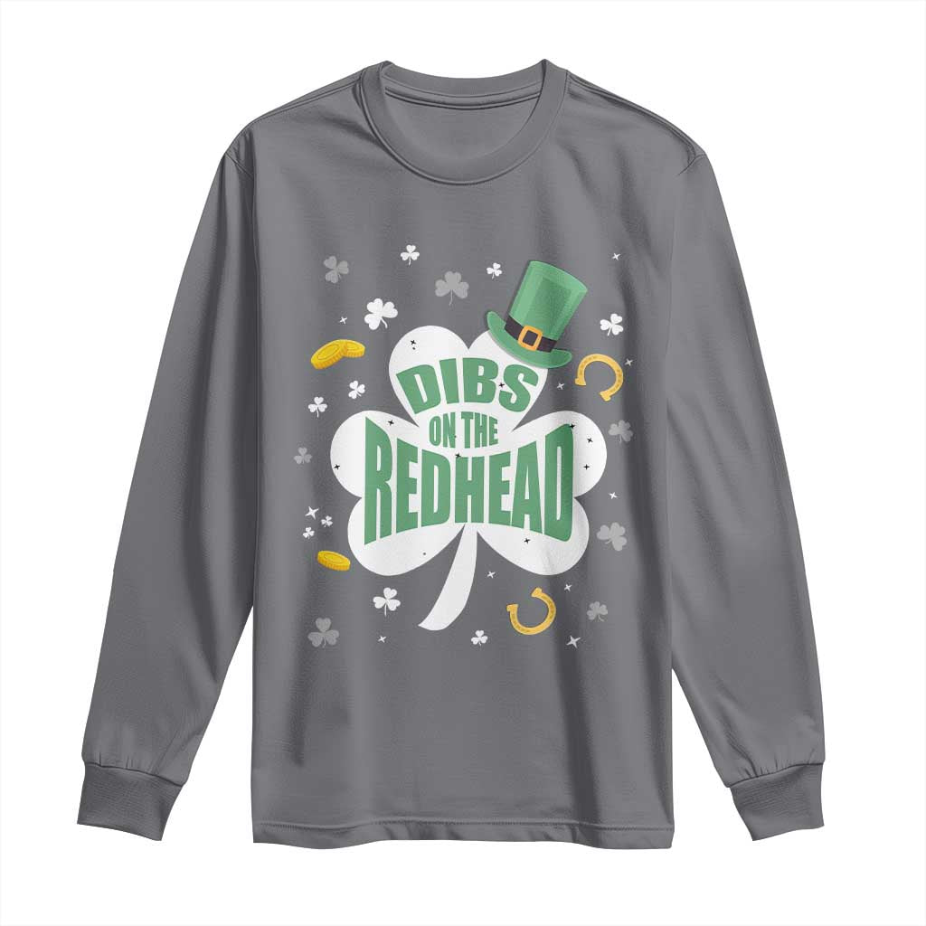 Funny Irish St Patricks Day Long Sleeve Shirt Prone To Shenanigans TS02 Charcoal Print Your Wear