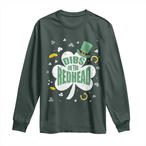 Funny Irish St Patricks Day Long Sleeve Shirt Prone To Shenanigans TS02 Dark Forest Green Print Your Wear