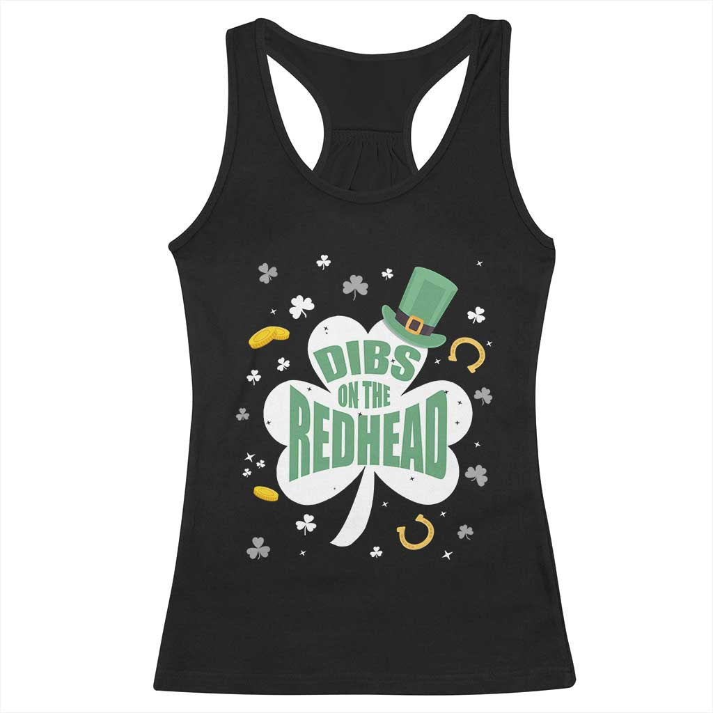 Funny Irish St Patricks Day Racerback Tank Top Prone To Shenanigans TS02 Black Print Your Wear