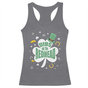 Funny Irish St Patricks Day Racerback Tank Top Prone To Shenanigans TS02 Charcoal Print Your Wear