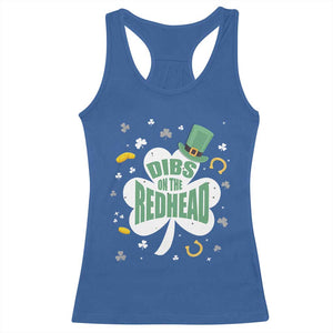 Funny Irish St Patricks Day Racerback Tank Top Prone To Shenanigans TS02 Royal Blue Print Your Wear