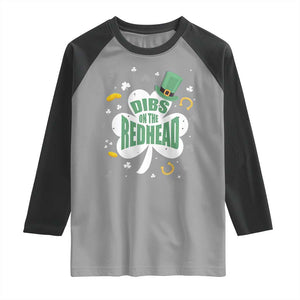 Funny Irish St Patricks Day Raglan Shirt Prone To Shenanigans TS02 Sport Gray Black Print Your Wear