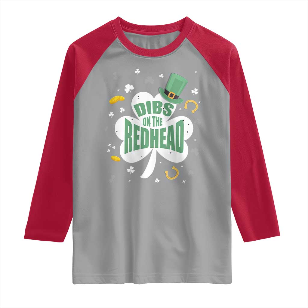 Funny Irish St Patricks Day Raglan Shirt Prone To Shenanigans TS02 Sport Gray Red Print Your Wear