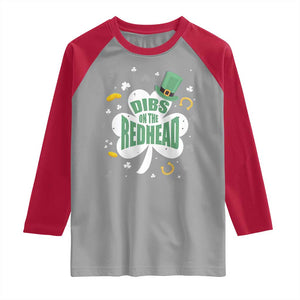 Funny Irish St Patricks Day Raglan Shirt Prone To Shenanigans TS02 Sport Gray Red Print Your Wear