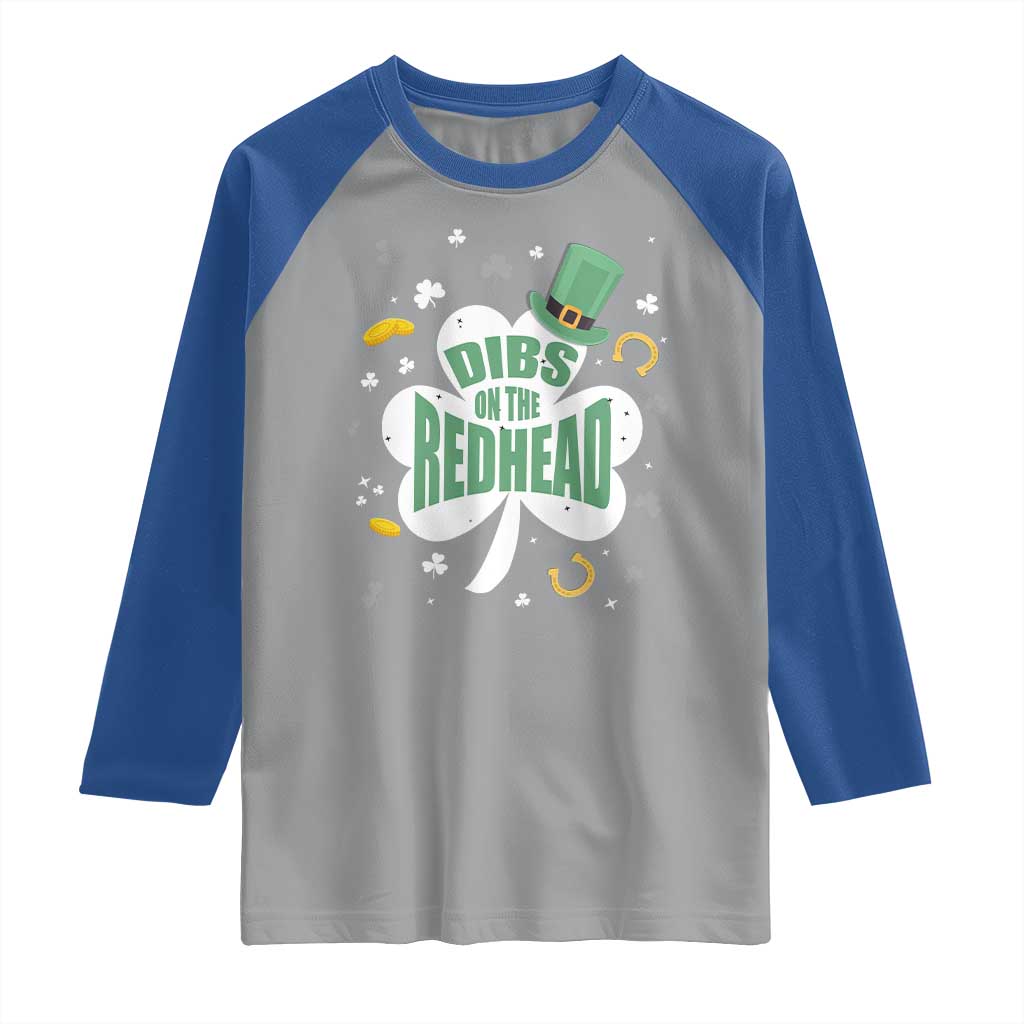 Funny Irish St Patricks Day Raglan Shirt Prone To Shenanigans TS02 Sport Gray Royal Print Your Wear