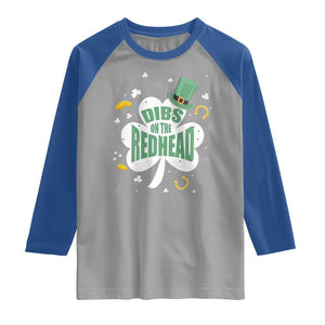 Funny Irish St Patricks Day Raglan Shirt Prone To Shenanigans TS02 Sport Gray Royal Print Your Wear