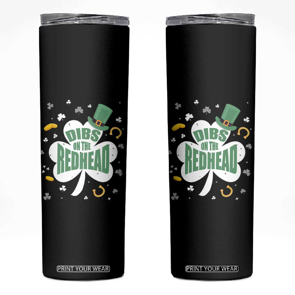 Funny Irish St Patricks Day Skinny Tumbler Prone To Shenanigans TS02 Black Print Your Wear