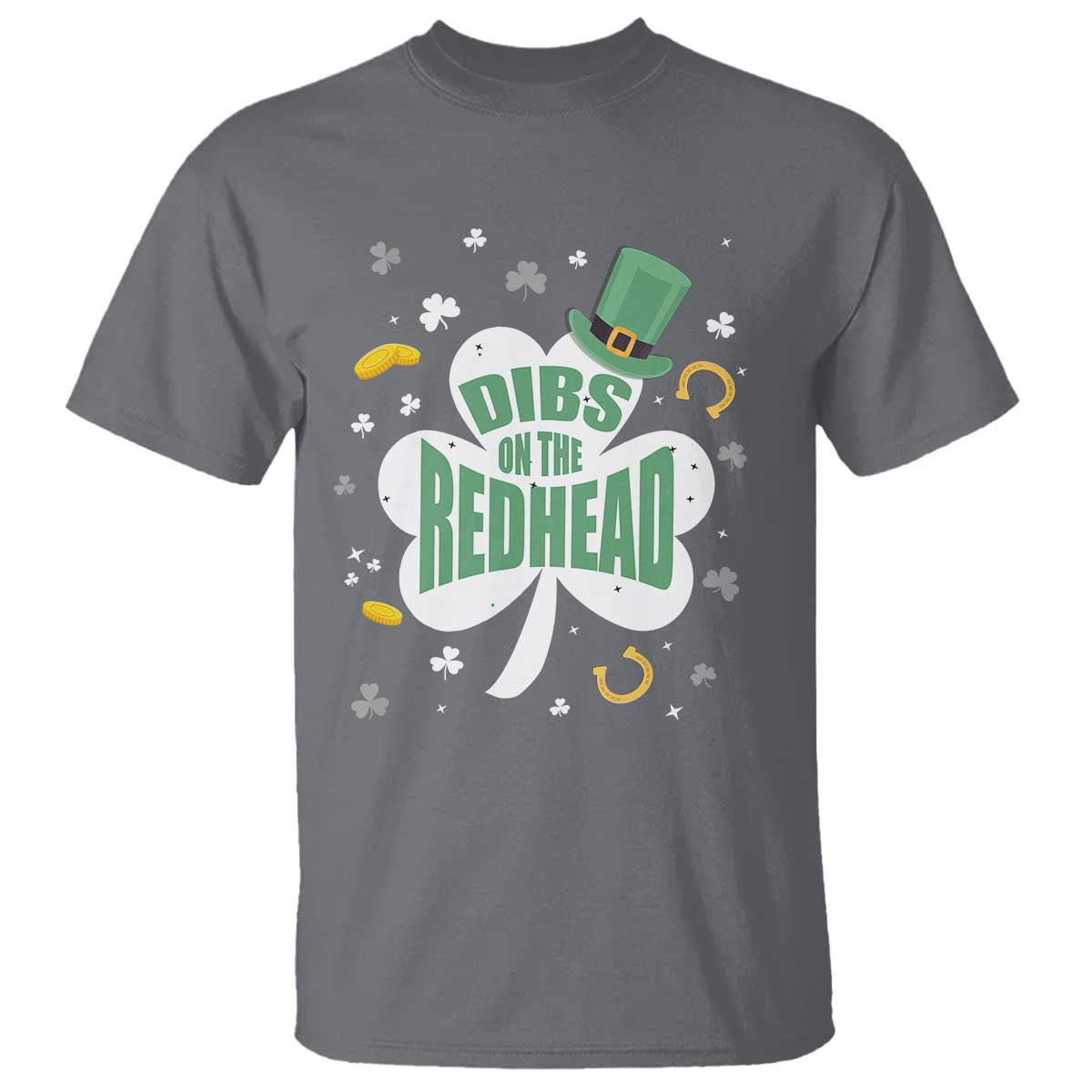 Funny Irish St Patricks Day T Shirt Prone To Shenanigans TS02 Charcoal Print Your Wear