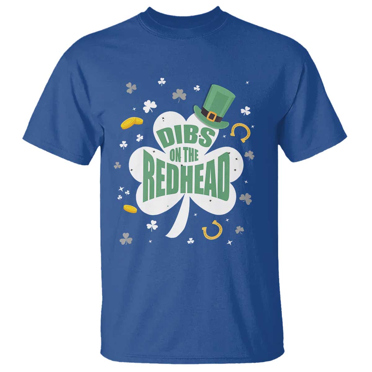 Funny Irish St Patricks Day T Shirt Prone To Shenanigans TS02 Royal Blue Print Your Wear