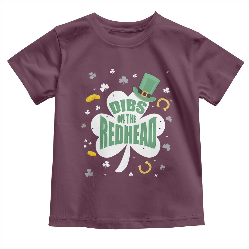 Funny Irish St Patricks Day Toddler T Shirt Prone To Shenanigans TS02 Maroon Print Your Wear