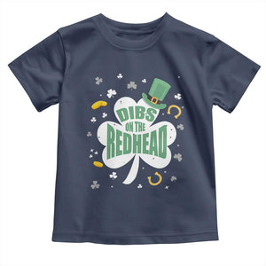 Funny Irish St Patricks Day Toddler T Shirt Prone To Shenanigans TS02 Navy Print Your Wear