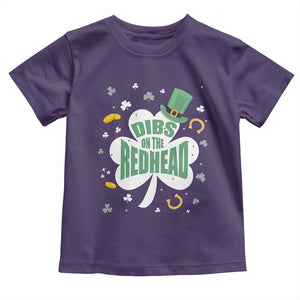 Funny Irish St Patricks Day Toddler T Shirt Prone To Shenanigans TS02 Purple Print Your Wear