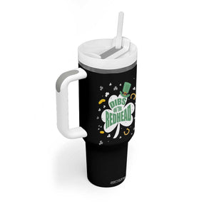 Funny Irish St Patricks Day Tumbler With Handle Prone To Shenanigans TS02 Print Your Wear