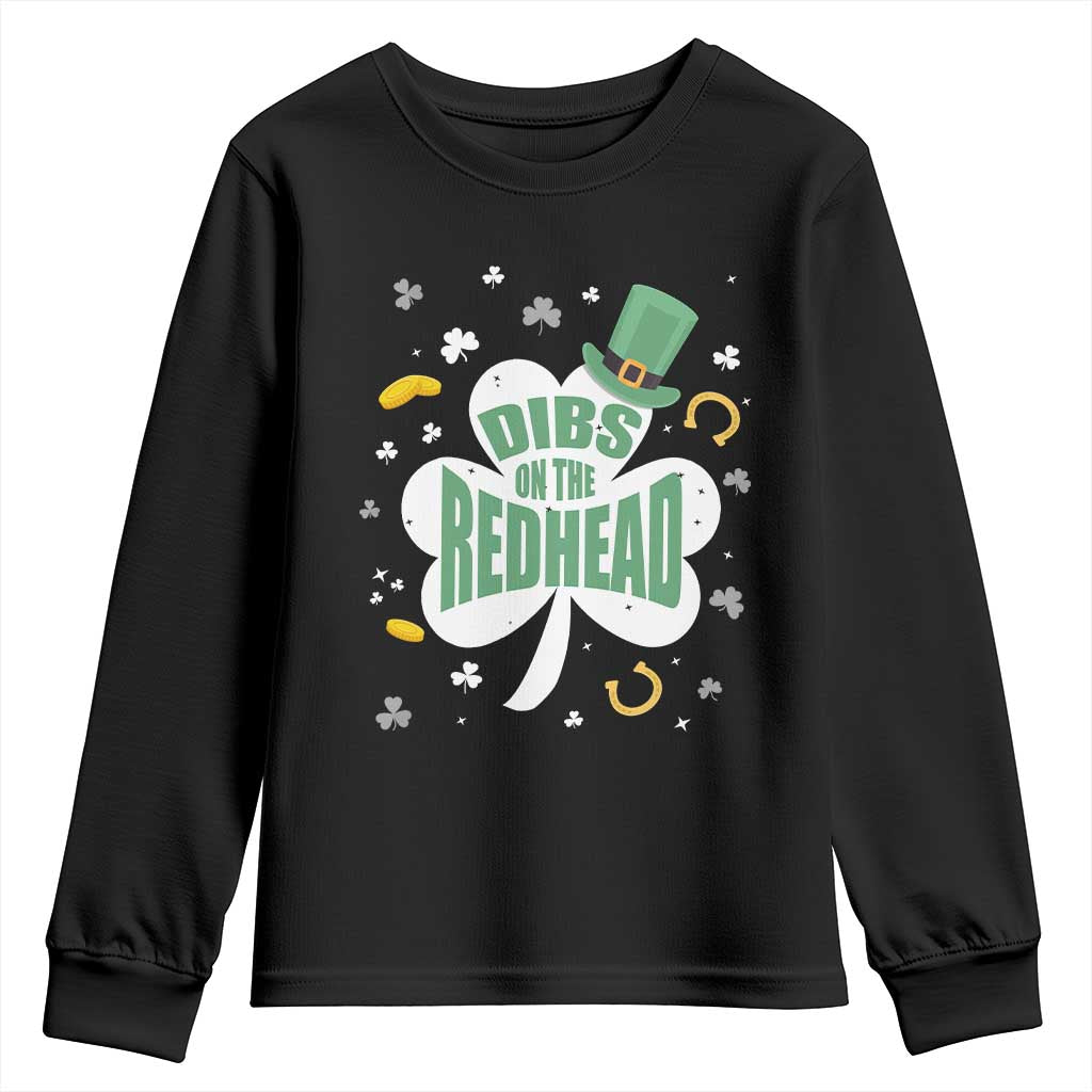 Funny Irish St Patricks Day Youth Sweatshirt Prone To Shenanigans TS02 Black Print Your Wear