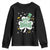 Funny Irish St Patricks Day Youth Sweatshirt Prone To Shenanigans TS02 Black Print Your Wear