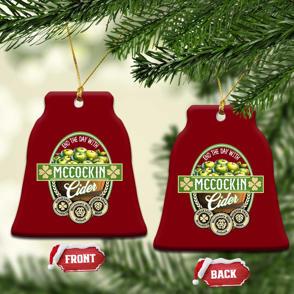 Mccockin Cider Ceramic Ornament Funny St Patrick's Day TS02 Print Your Wear