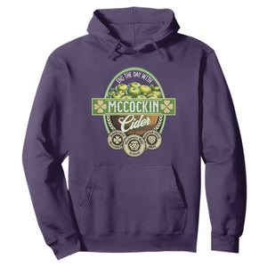 Mccockin Cider Hoodie Funny St Patrick's Day TS02 Purple Print Your Wear