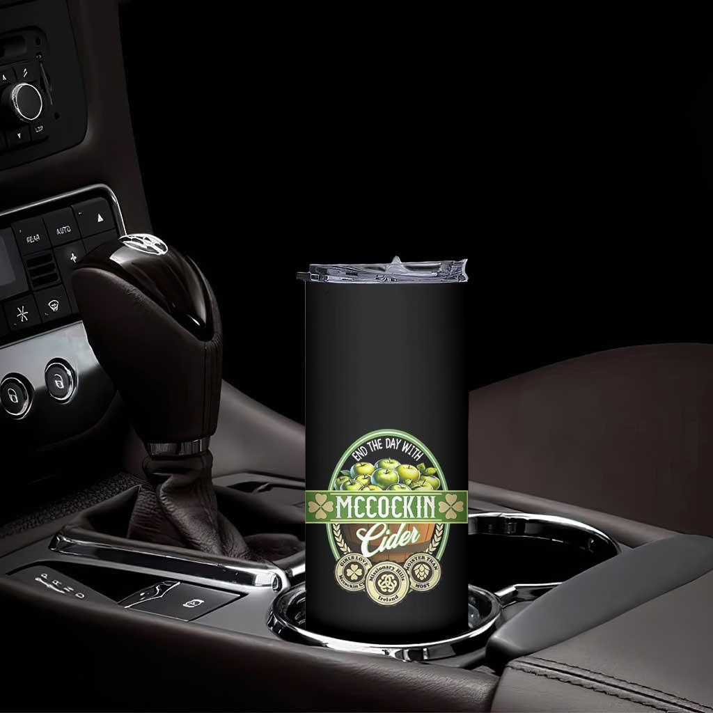Mccockin Cider Skinny Tumbler Funny St Patrick's Day TS02 Print Your Wear