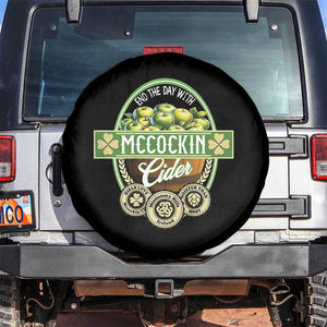 Mccockin Cider Spare Tire Cover Funny St Patrick's Day TS02 No hole Black Print Your Wear