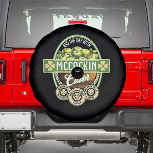 Mccockin Cider Spare Tire Cover Funny St Patrick's Day TS02 Black Print Your Wear
