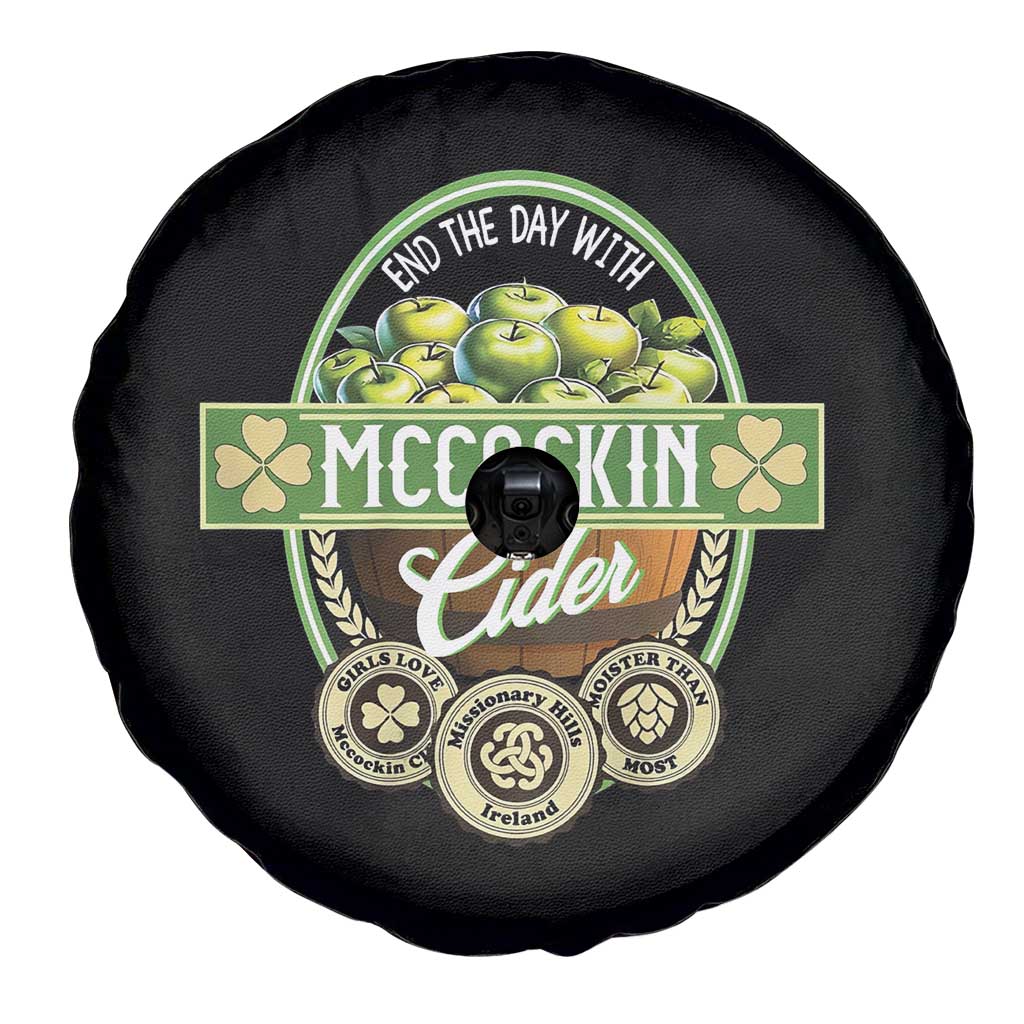 Mccockin Cider Spare Tire Cover Funny St Patrick's Day TS02 Print Your Wear