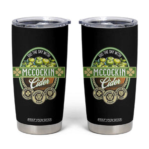 Mccockin Cider Tumbler Cup Funny St Patrick's Day TS02 Black Print Your Wear