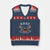 DOGE Department Of Government Efficiency V-Neck Knit Sweater Vest Est 2025 American Eagle TS02 Navy Red Print Your Wear