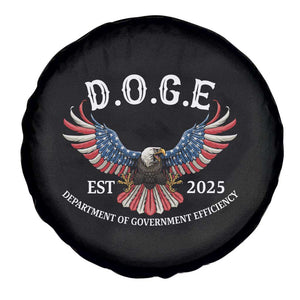 DOGE Department Of Government Efficiency Spare Tire Cover Est 2025 American Eagle TS02 Print Your Wear