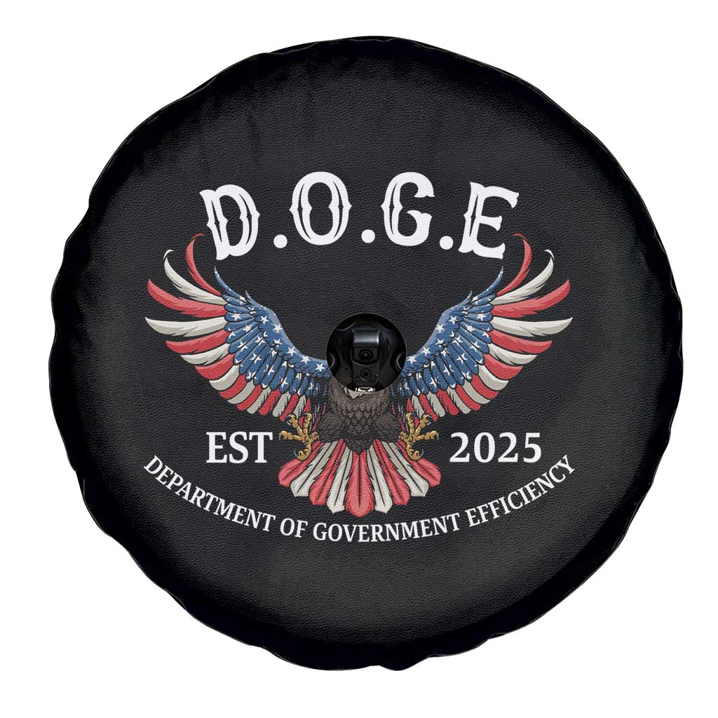 DOGE Department Of Government Efficiency Spare Tire Cover Est 2025 American Eagle TS02 Print Your Wear