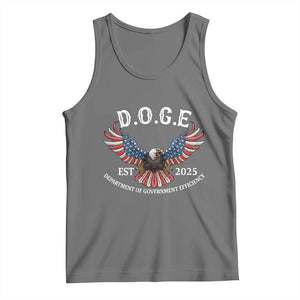 DOGE Department Of Government Efficiency Tank Top Est 2025 American Eagle TS02 Black Heather Print Your Wear