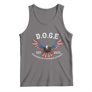 DOGE Department Of Government Efficiency Tank Top Est 2025 American Eagle TS02 Deep Heather Print Your Wear