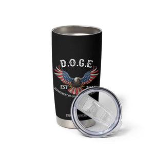 DOGE Department Of Government Efficiency Tumbler Cup Est 2025 American Eagle TS02 Print Your Wear