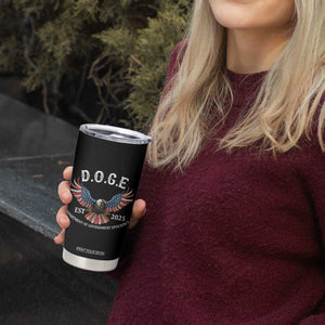 DOGE Department Of Government Efficiency Tumbler Cup Est 2025 American Eagle TS02 Print Your Wear