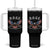 DOGE Department Of Government Efficiency Tumbler With Handle Est 2025 American Eagle TS02 One Size: 40 oz Black Print Your Wear
