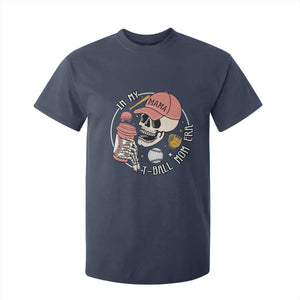 In My T-Ball Mom Era Skeleton T Shirt For Kid Baseball Mother's Day TS02 Navy Print Your Wear