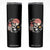 In My T-Ball Mom Era Skeleton Skinny Tumbler Baseball Mother's Day TS02 Black Print Your Wear