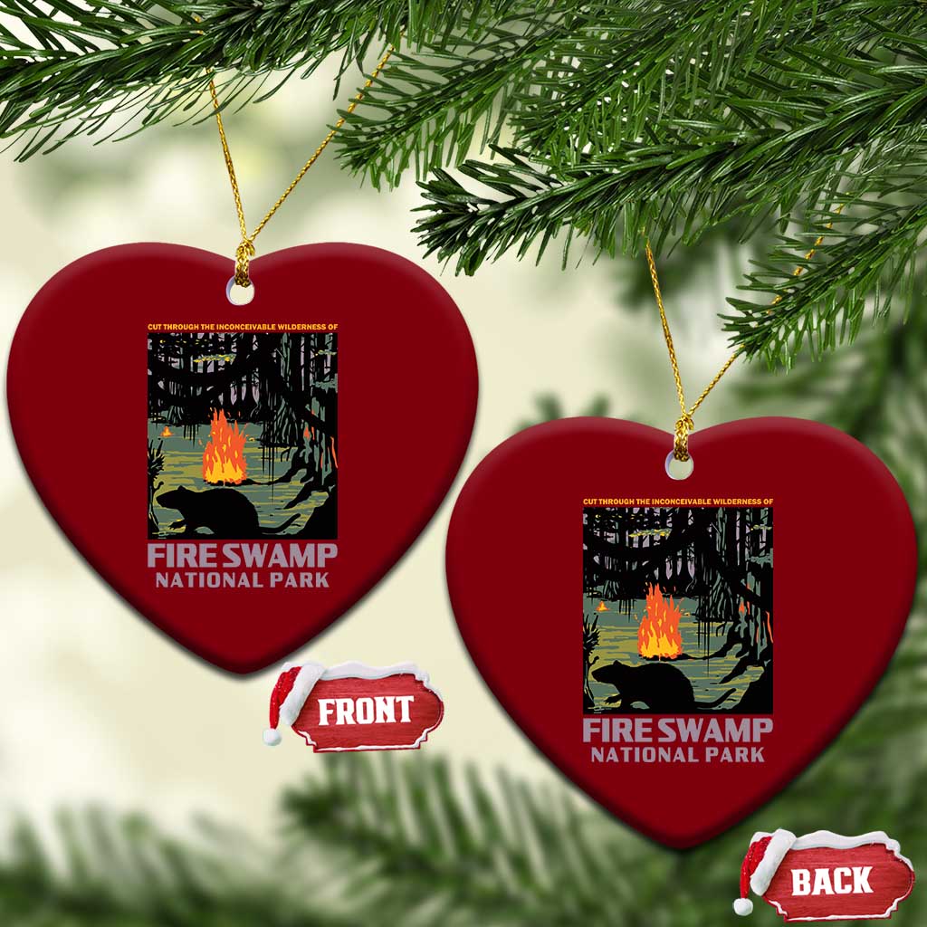 Fire Swamp National Park Ceramic Ornament Inconceivable Fantasy Adventure TS02 Print Your Wear