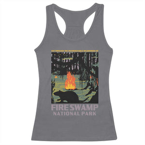 Fire Swamp National Park Racerback Tank Top Inconceivable Fantasy Adventure TS02 Charcoal Print Your Wear