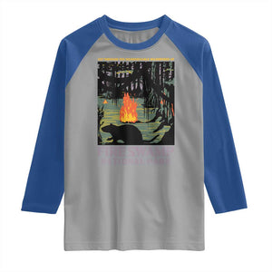 Fire Swamp National Park Raglan Shirt Inconceivable Fantasy Adventure TS02 Sport Gray Royal Print Your Wear