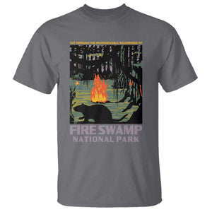 Fire Swamp National Park T Shirt Inconceivable Fantasy Adventure TS02 Charcoal Print Your Wear