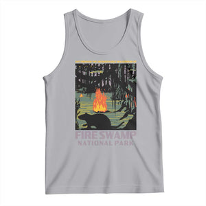 Fire Swamp National Park Tank Top Inconceivable Fantasy Adventure TS02 Athletic Heather Print Your Wear