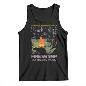 Fire Swamp National Park Tank Top Inconceivable Fantasy Adventure TS02 Black Print Your Wear