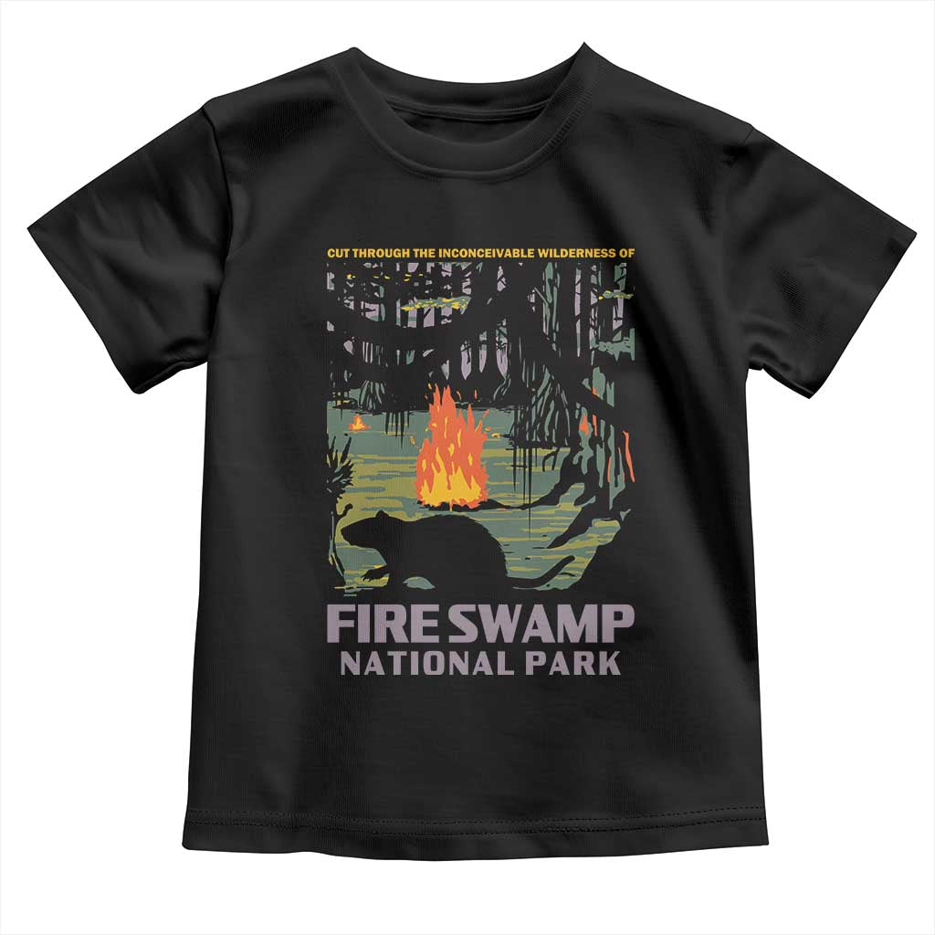 Fire Swamp National Park Toddler T Shirt Inconceivable Fantasy Adventure TS02 Black Print Your Wear
